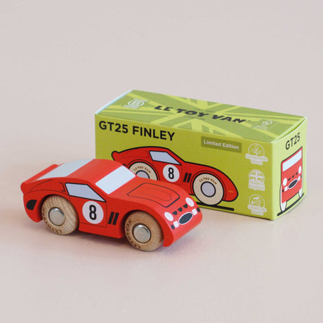 Wooden Matchbox Car, No. 4 GT25 Finley
