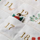 Nativity Embroidered Hanging Advent Calendar