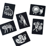 Art Cards for Baby, Original Animals