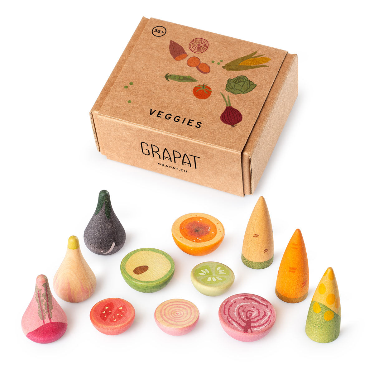 Grapat Wooden Veggies