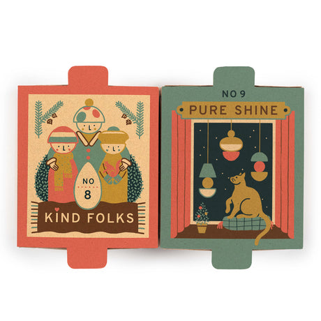 Grapat Wooden Ornament Set ( No.8, No.9 )