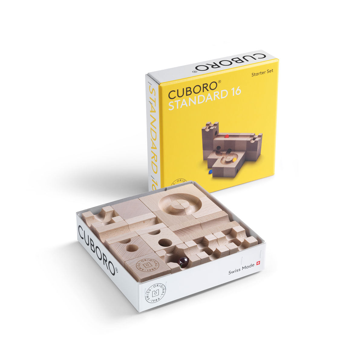 cuboro cugolino start & basis セット CUBORO Marble Run Set, STANDARD 16 – My Sweet Muffin