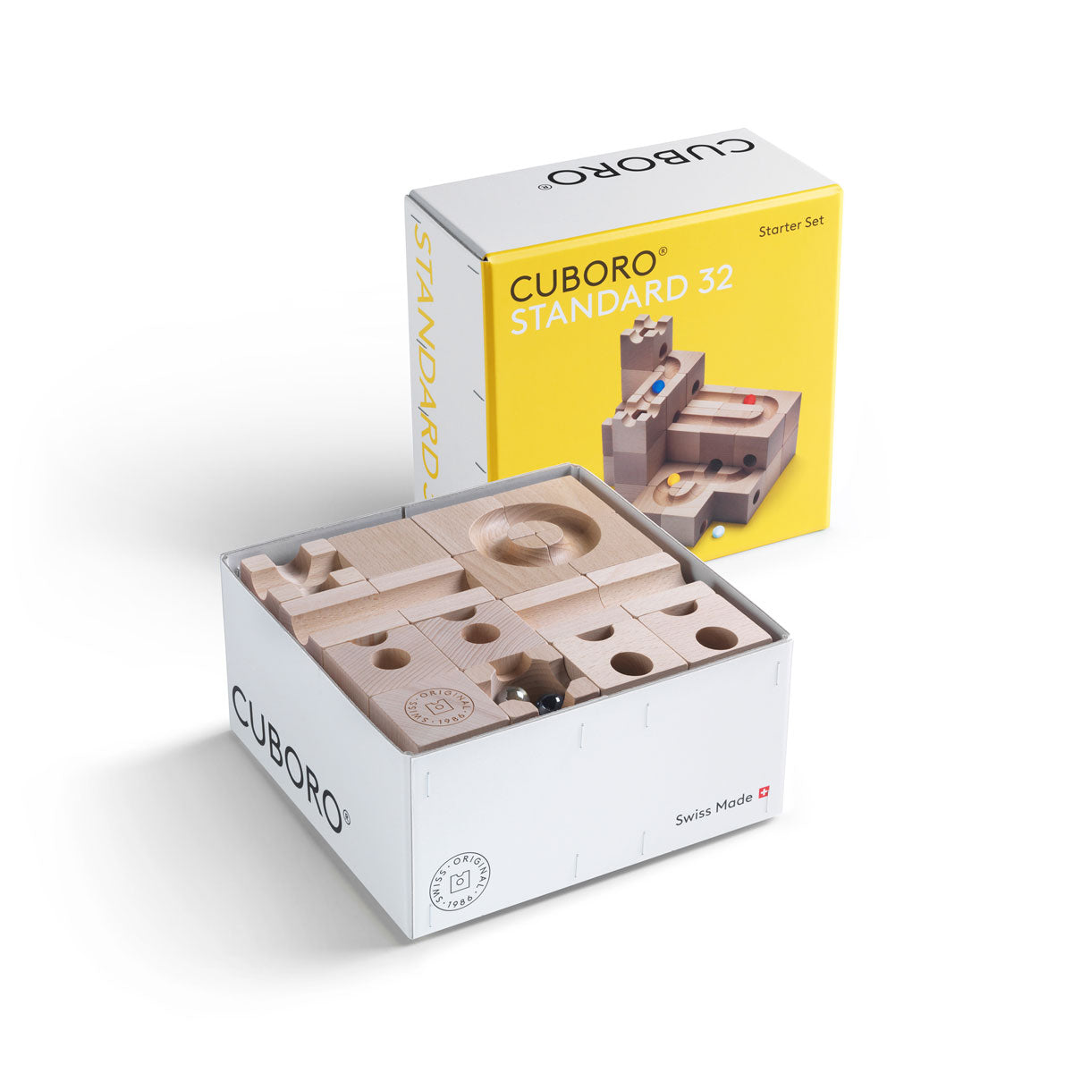 CUBORO Marble Run Set, STANDARD 32