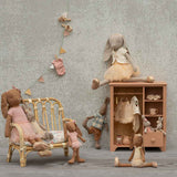 Maileg Large Wooden Wardrobe, Dark Powder (ships on 9/24)
