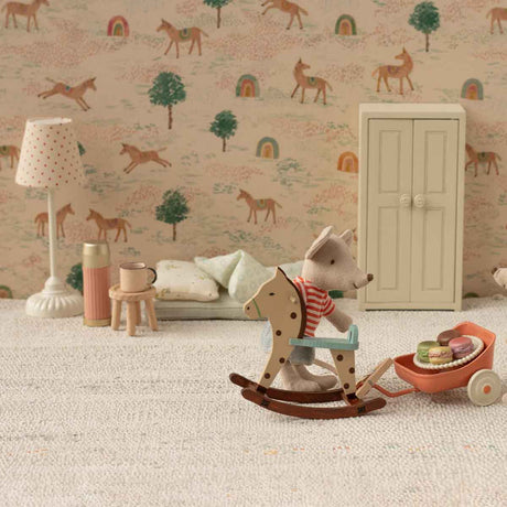 Maileg Doll House Vintage Floor Lamp, Mouse size, Sand (ships in October)