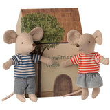 Maileg LouiMax and Stella, Little brother and sister mice (ships in November)