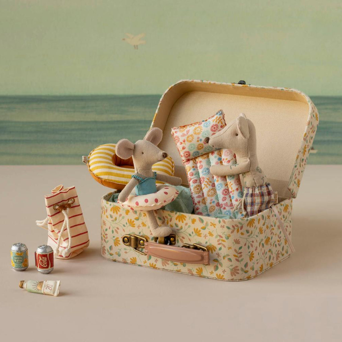 Maileg Little Sister Beach Mouse with Float