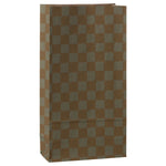 Maileg Gift Bag, Checker, Mint/Ocher