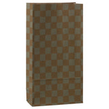 Maileg Gift Bag, Checker, Mint/Ocher