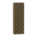 Maileg Gift Bag, Checker, Mint/Ocher