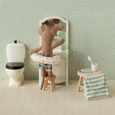 Maileg Toothbrush Set, Mouse size, Blue