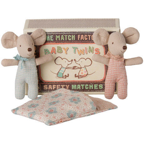 Maileg Baby Twin Mice in a Box