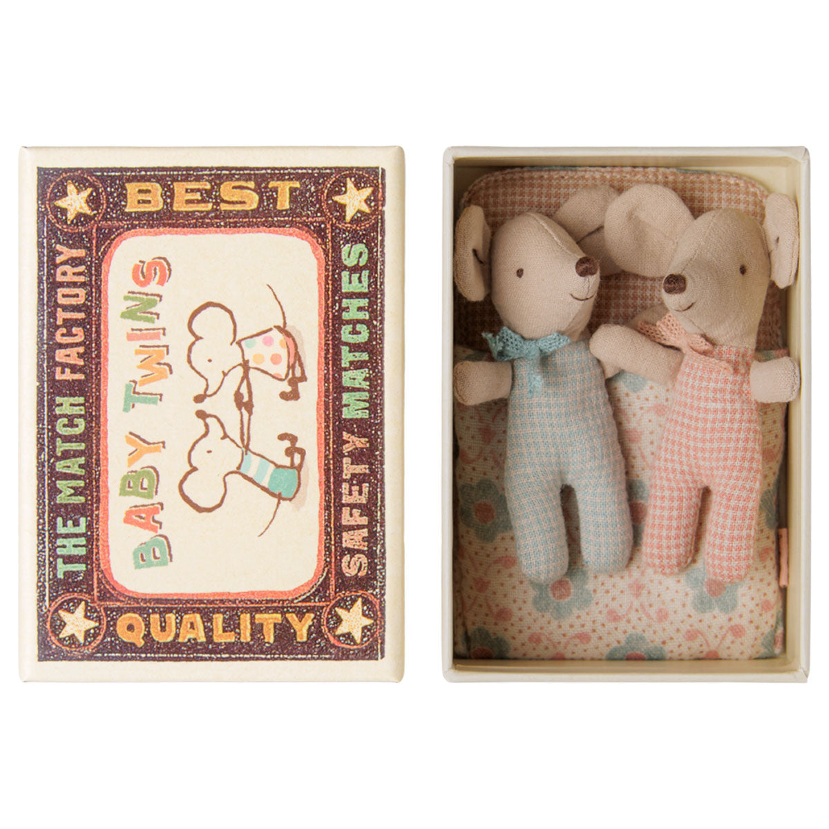 Maileg Baby Twin Mice in a Box