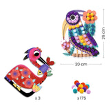 Pompom Bird Collage Art Set