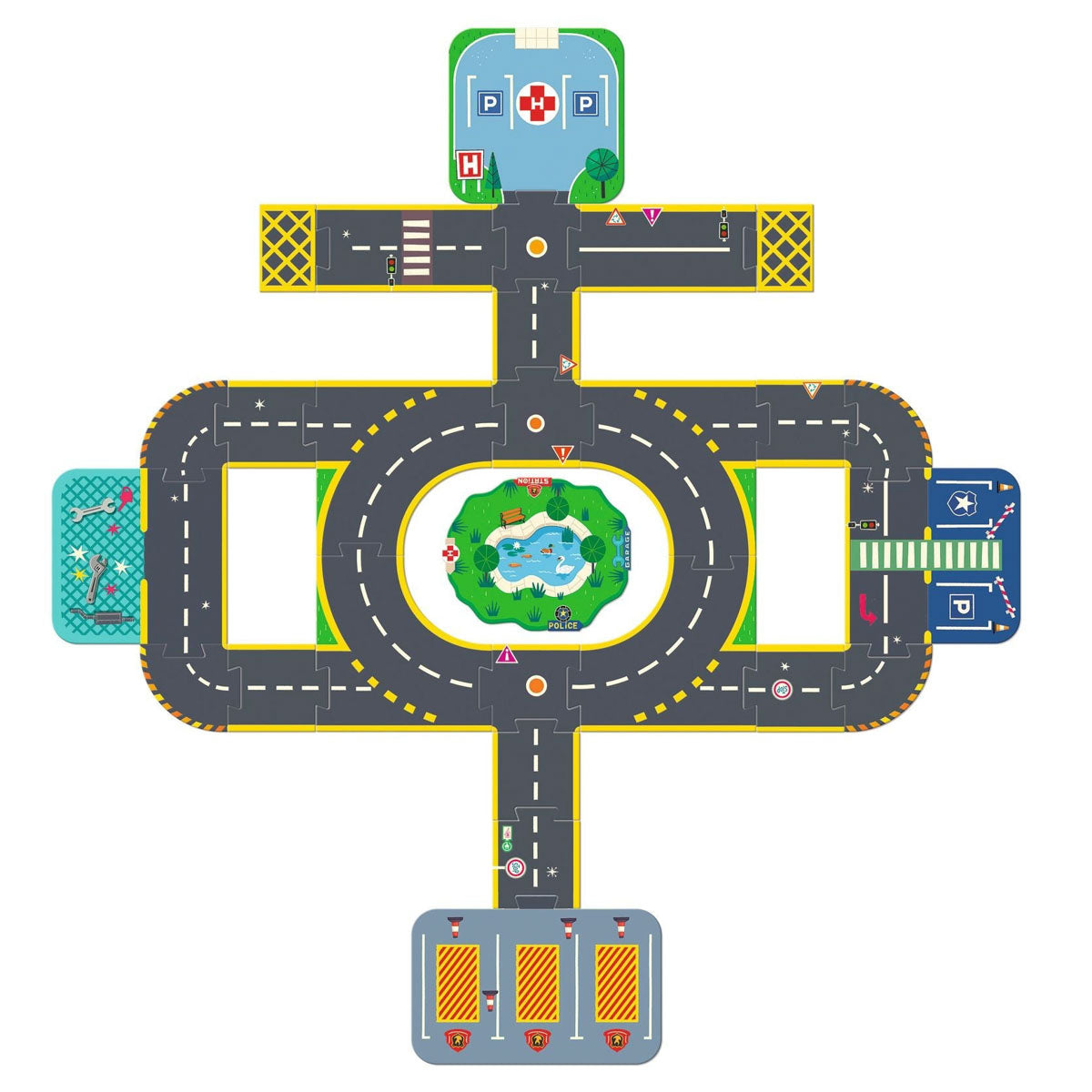Crazy Motors Puzzle'Up Ville