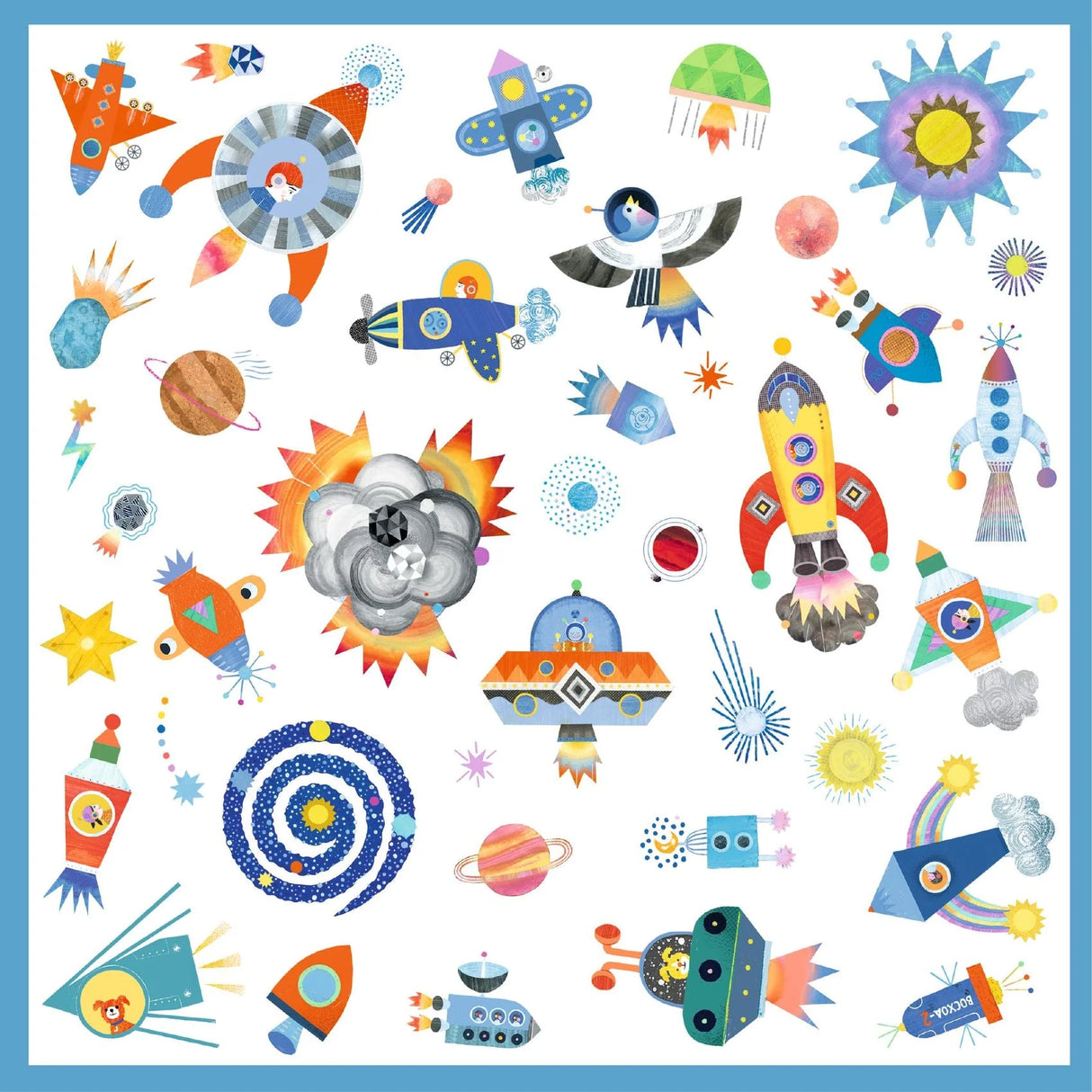 Djeco 160 Stickers, Interstellar