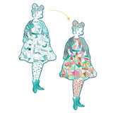 Djeco Demoiselle Coloring Paper Dolls