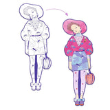 Djeco Demoiselle Coloring Paper Dolls