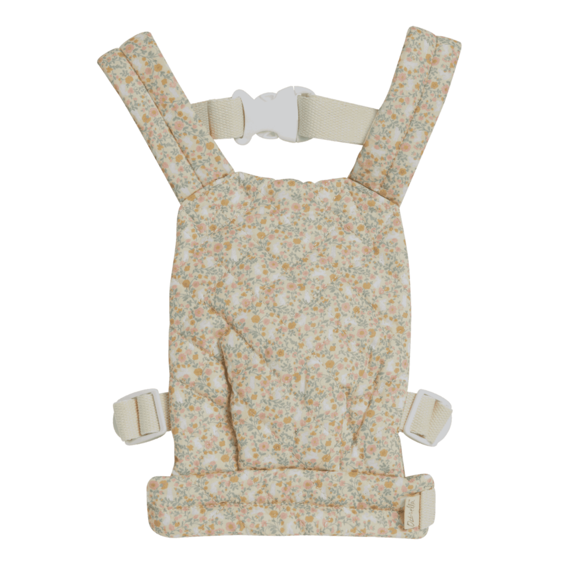 Olli Ella Dinkum Doll Quilted Carrier, Garden Floral