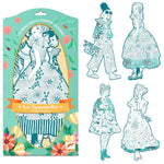 Djeco Demoiselle Coloring Paper Dolls