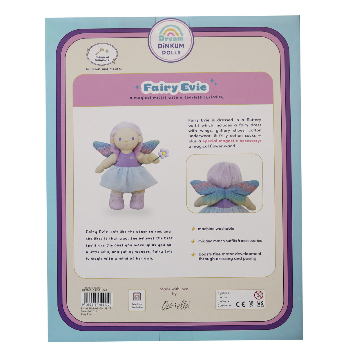 Olli Ella Dream Dinkum Doll, Fairy Evie