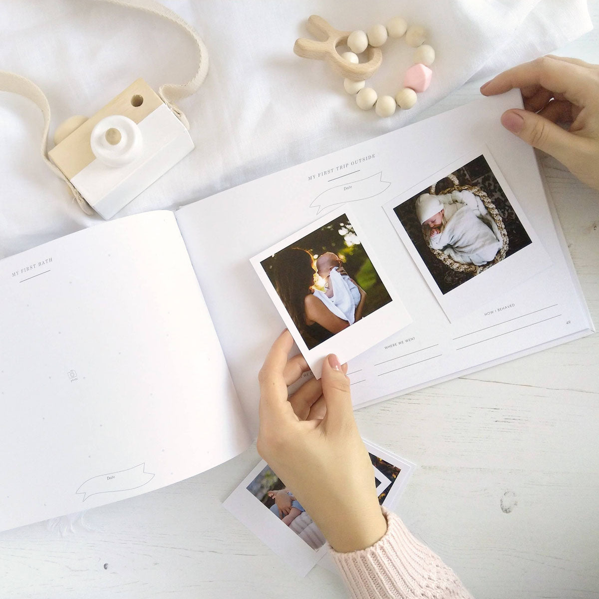 Baby memory book, Rainbows