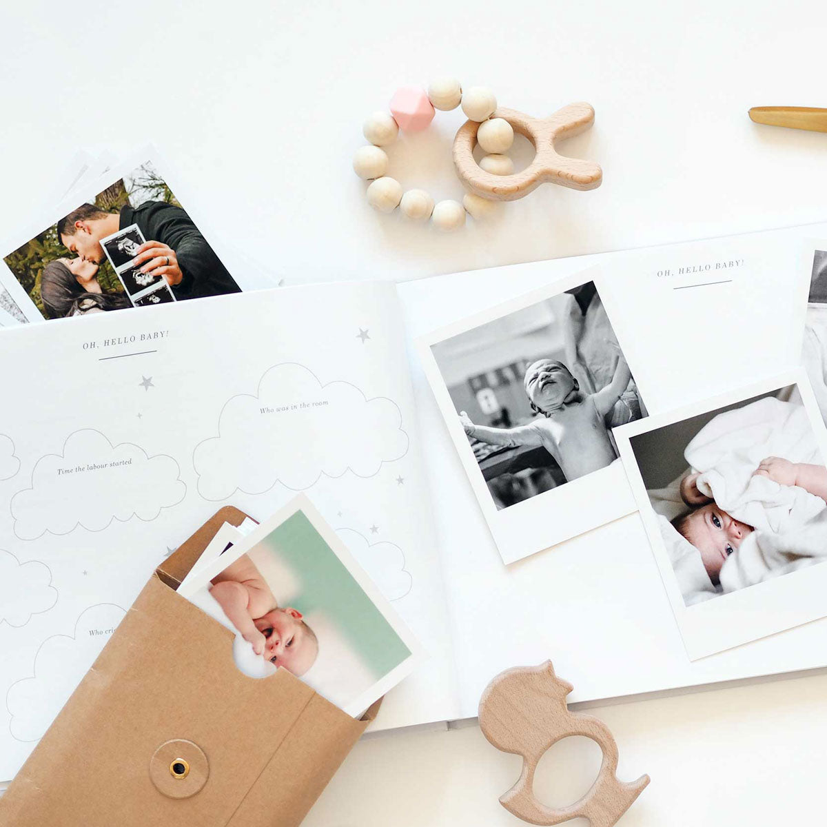 Baby memory book, Rainbows