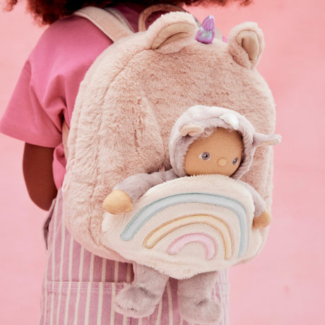 Olli Ella Unicorn Backpack with Dinky Dinkum Doll