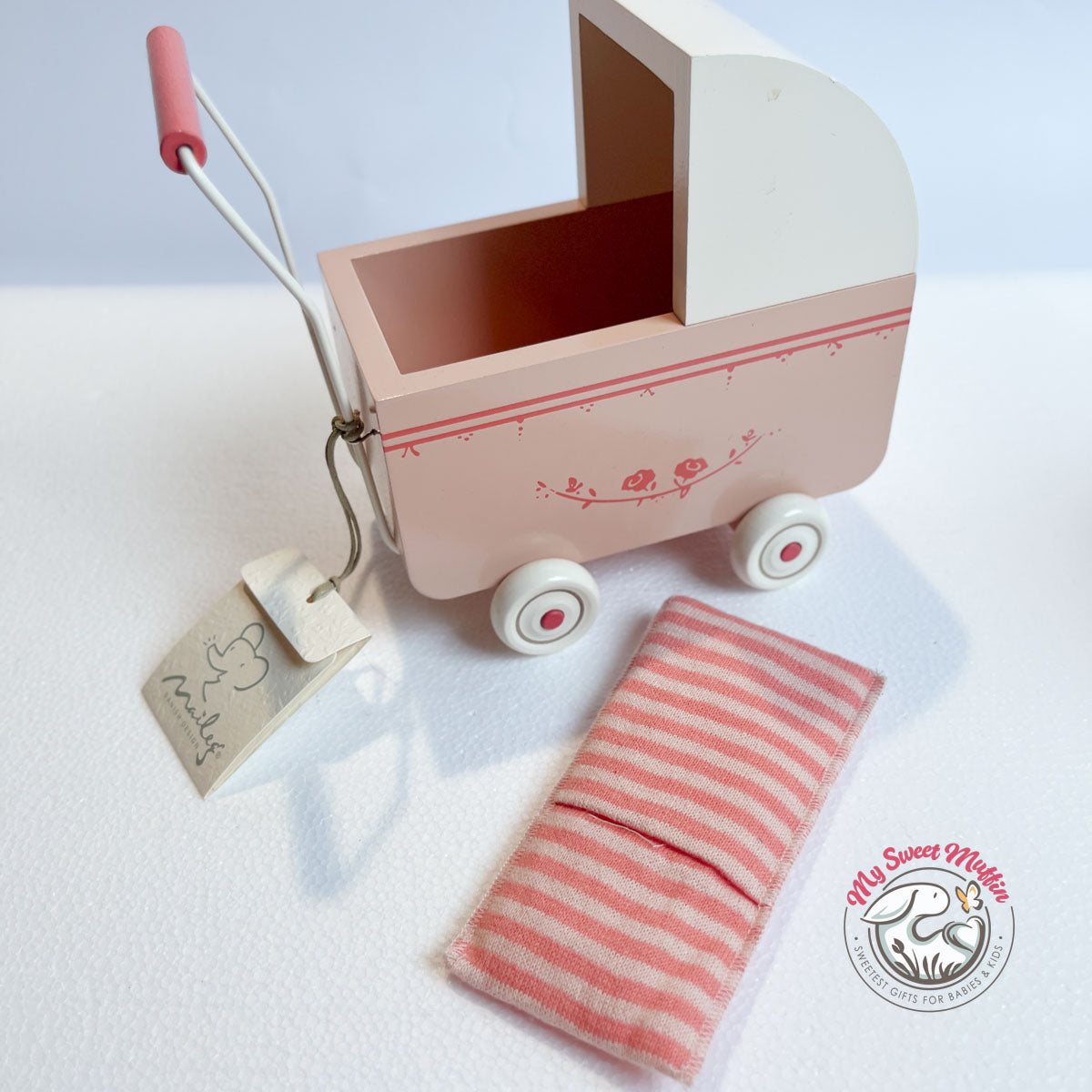 Maileg Wooden Pram - Final Sale