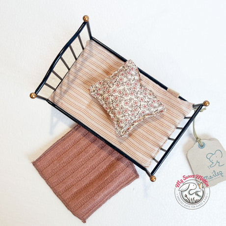 Maileg Mouse size Bed, Black - Final Sale