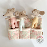 Maileg Baby Triplets with Sleepy Wakeys