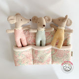 Maileg Baby Triplets with Sleepy Wakeys