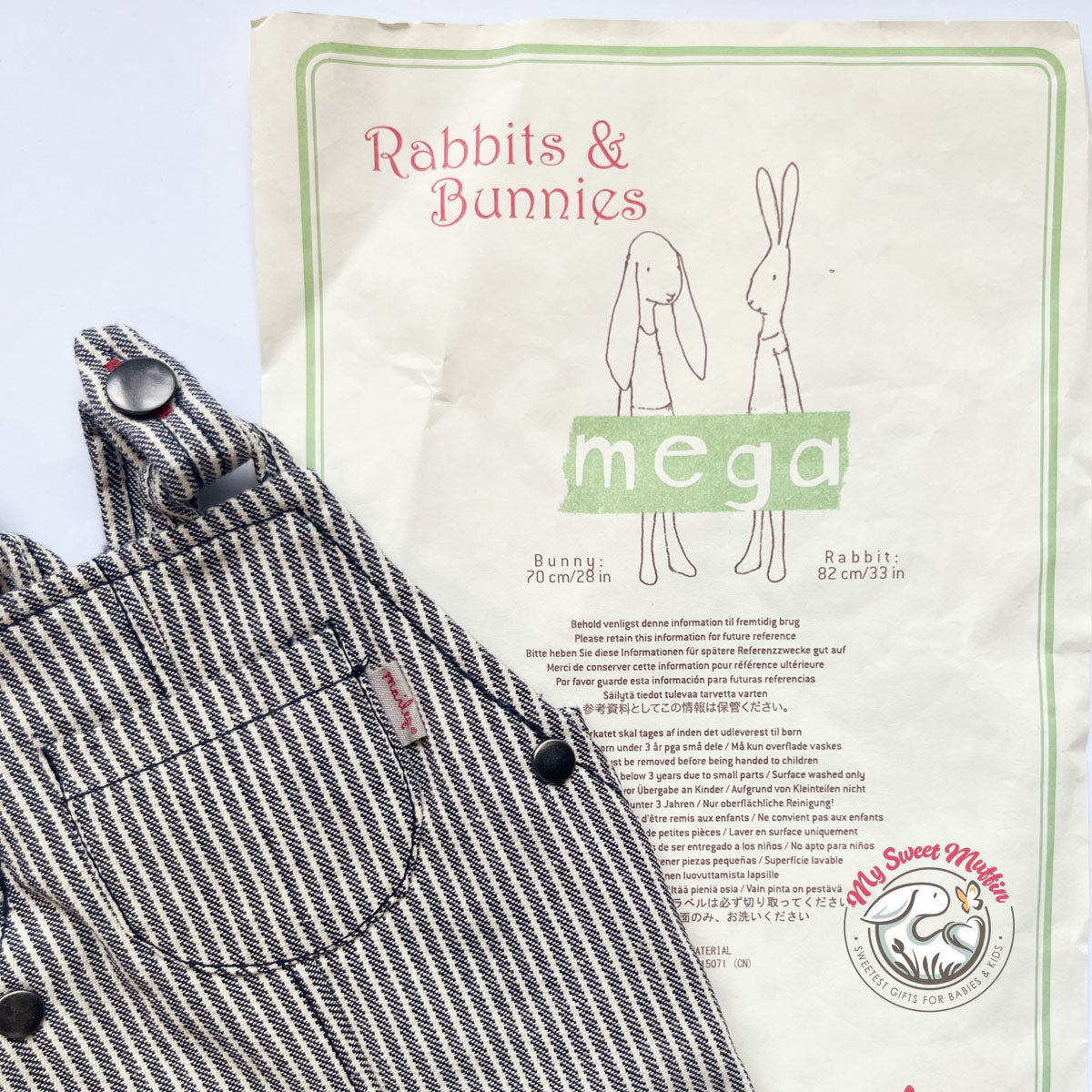 Maileg Overall for Mega Bunny - Final Sale