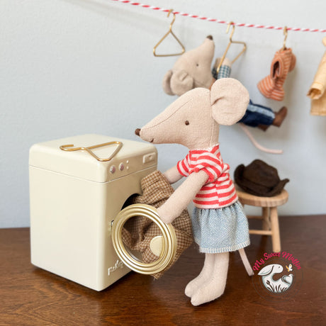 Maileg Mouse size Washing Machine