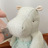 Maileg Small Hippo with Tutu Skirt
