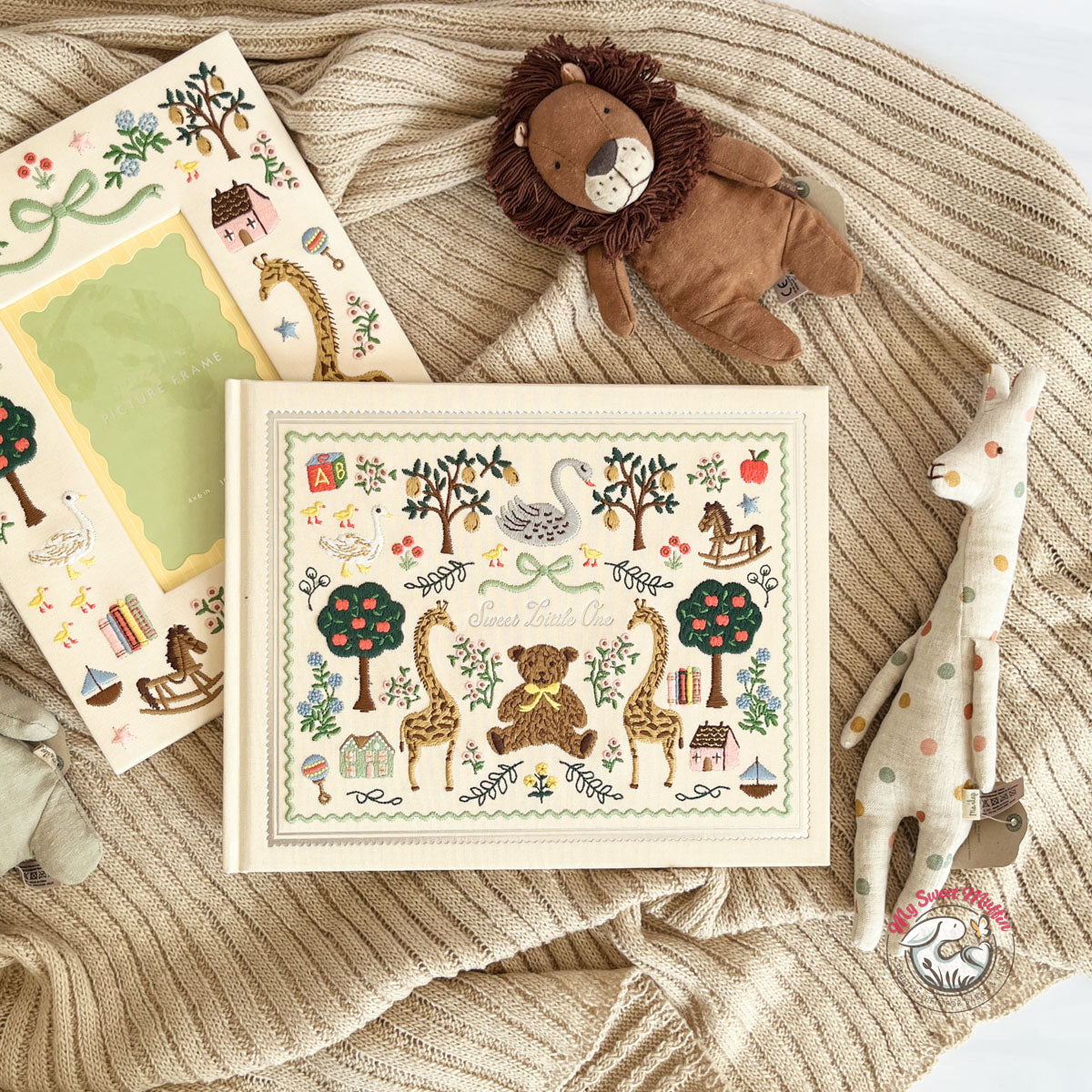 Rifle Paper Co. Embroidered Baby Book