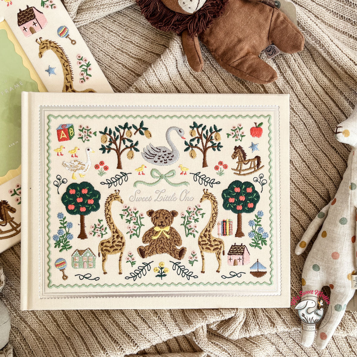 Rifle Paper Co. Embroidered Baby Book