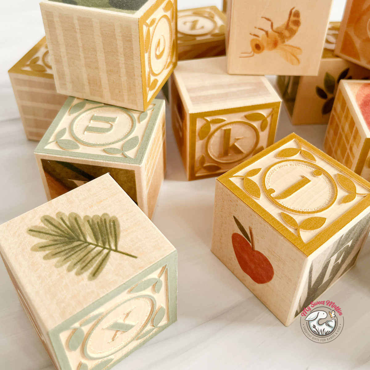 Uncle Goose Watercolor ABC Blocks