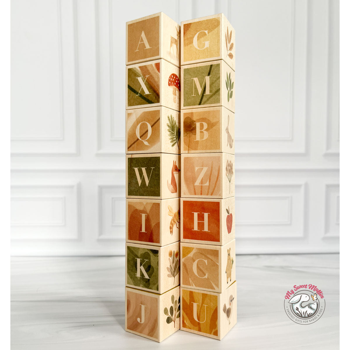 Uncle Goose Watercolor ABC Blocks