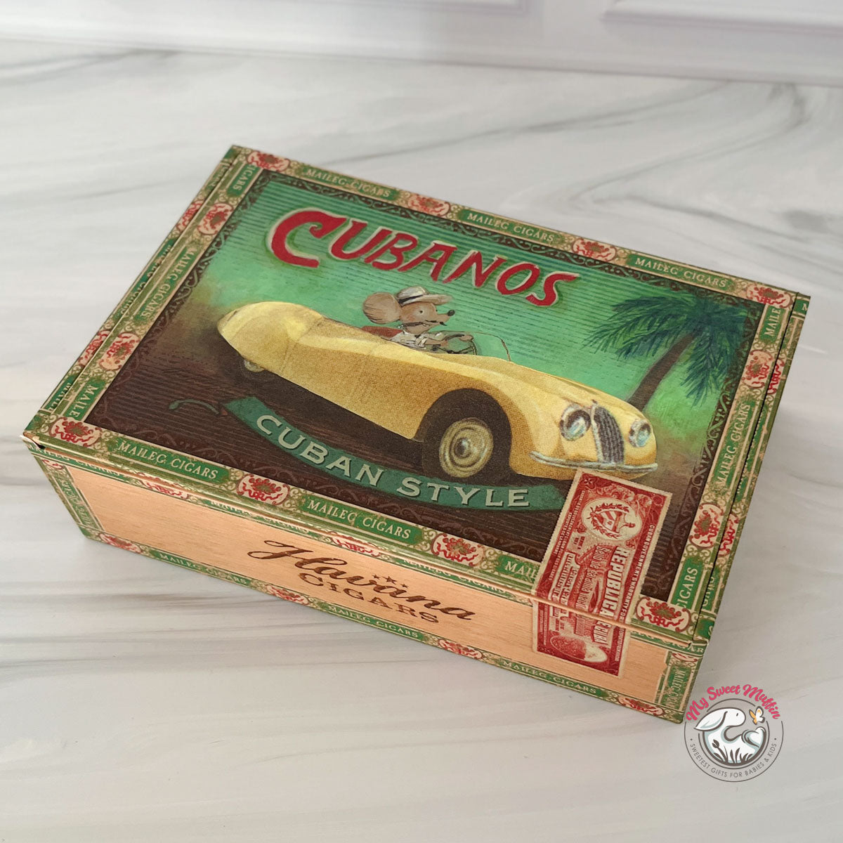 Maileg Grandma and Grandpa Mice in Cigar Box, 2026