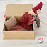 Maileg Christmas Baby Mouse in Book