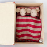 Maileg Christmas Twin Mice in Book