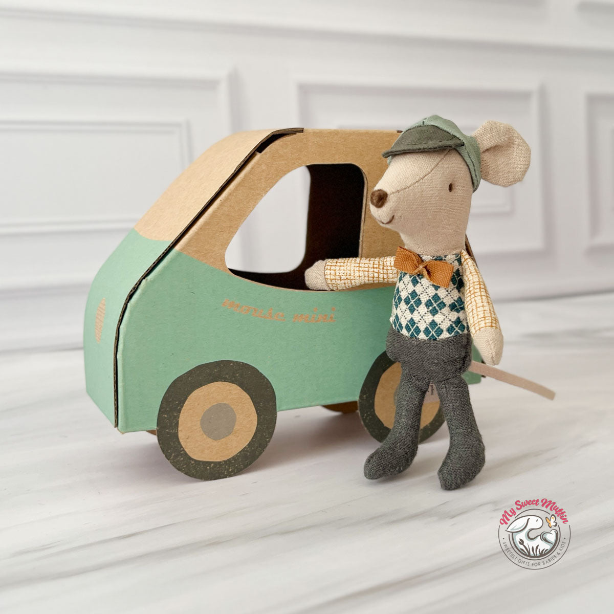 Maileg Driver Mouse, Little Brother