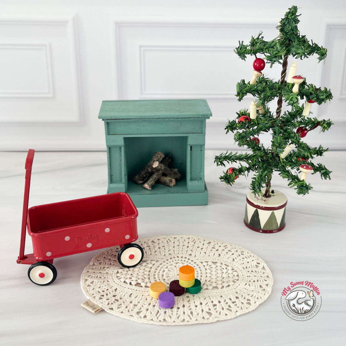 Maileg Dollhouse Lace Rug