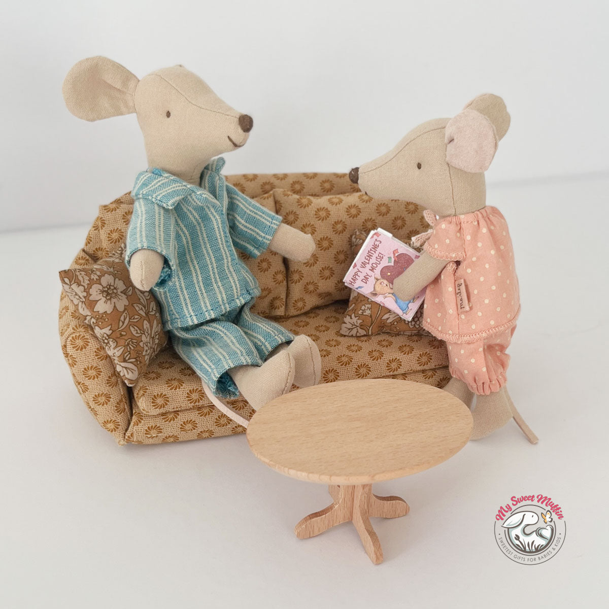 Maileg Larger Sofa Bed, Mouse size, Orcher