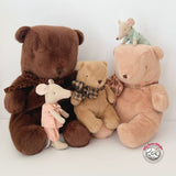 Maileg Plush Teddy Bear, Vintage Rose