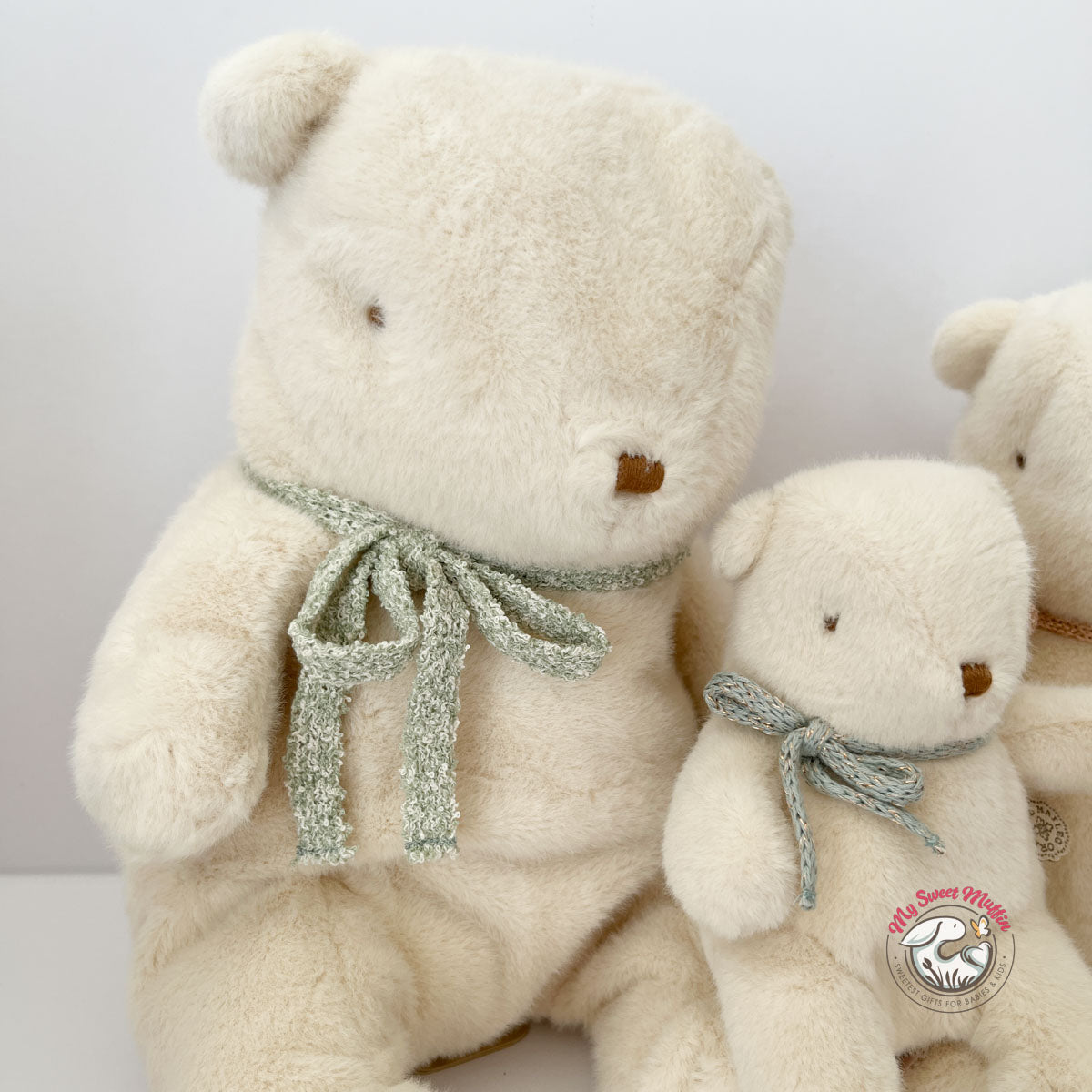Maileg Plush Teddy Bear, Off White