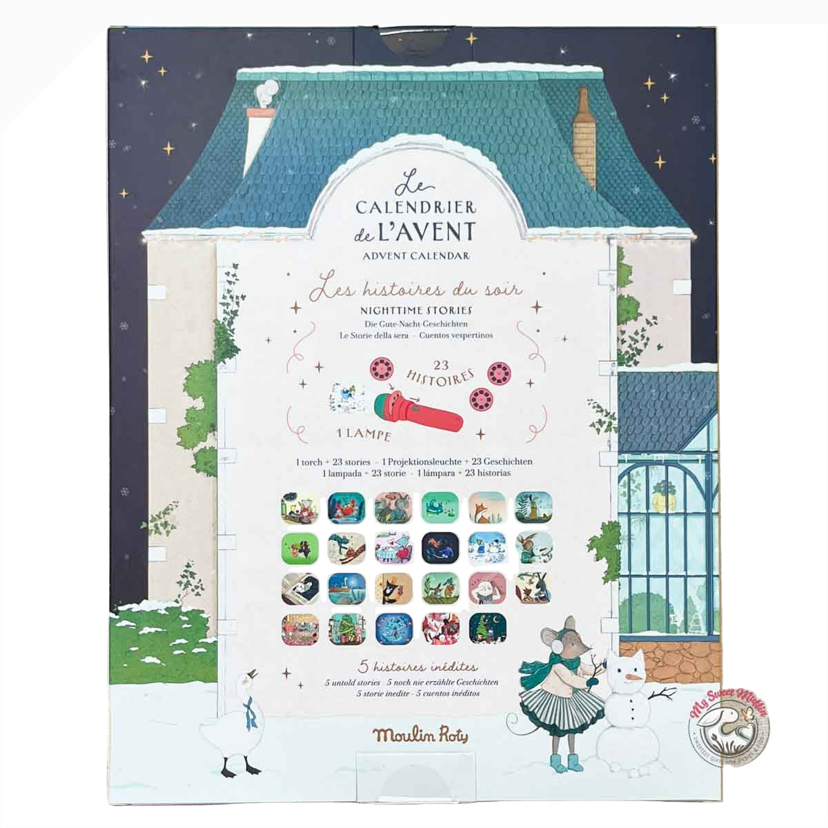 Moulin Roty Story Lamp Advent Calendar
