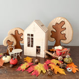 Wooden Trees (Set of 3 )