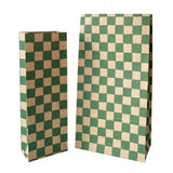 Maileg Gift Bag, Green Checker